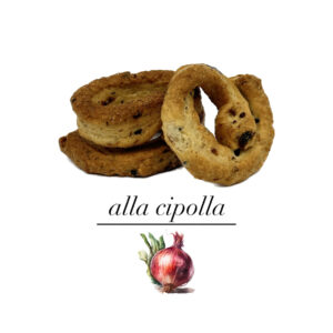 Taralli alla cipolla e uvetta (prezzo per 100 gr)