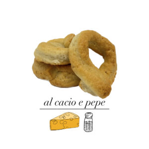 Taralli cacio e pepe (prezzo per 100gr)