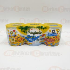BONDUELLE MAIS OLIVE/PEPERONI 3 X 165 GR